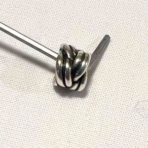 Pandora Forget Me Knot Sterling Silver Charm EUC